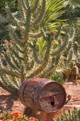 Wine cask.