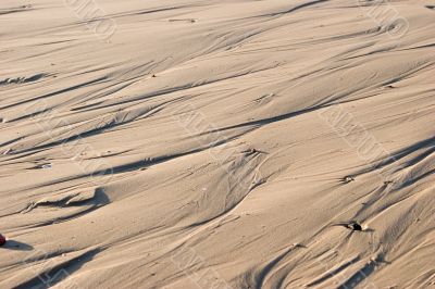 Small stones on sand