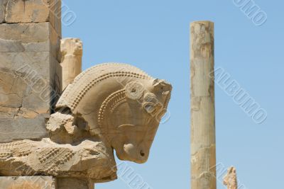 Ruins of ancient city of Persepolis