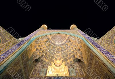 Imam Mosque at night, Isfahan, Iran