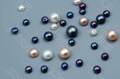 Black and white pearl