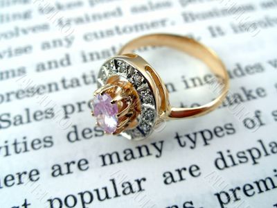 The open book and jewelry