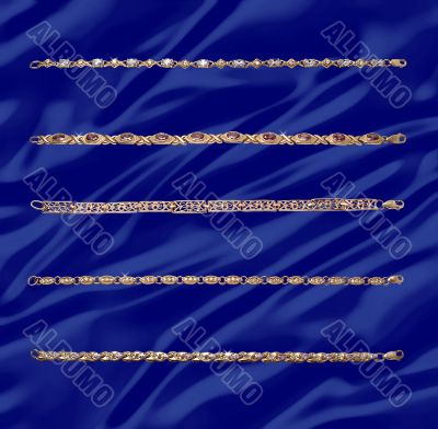 Golden bracelets