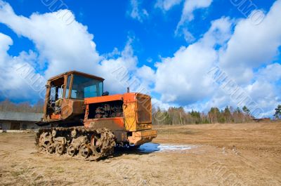 old tractor