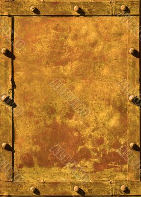 riveted grunge background with space for text