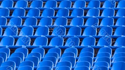 blue seats