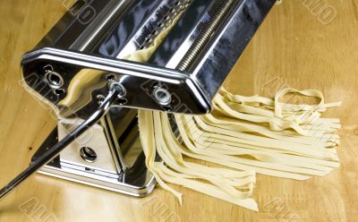 Pasta in the machine
