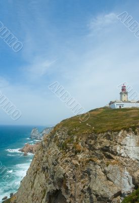 lighthouse at Cabo de Roca, the westernmost point of mainland Eu