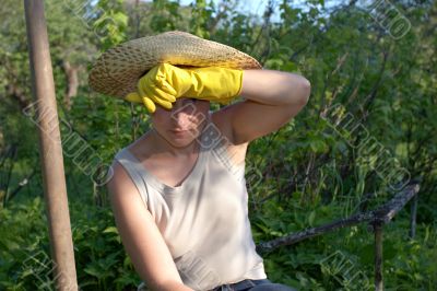 tired woman