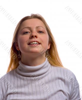 young happy girl
