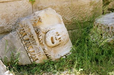 ruined ancient ornament