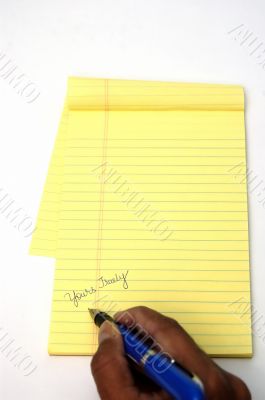 Writing a letter