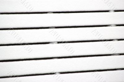 Snow bench