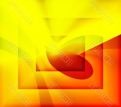 Yellow & orange abstract