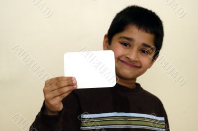 Holding a sign