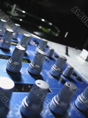 Fragment of board DJ - regulator of frequencies