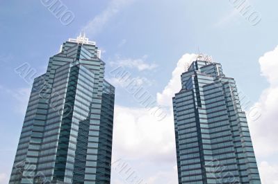 Two Blue Towers