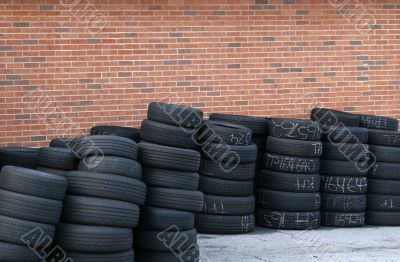 Stacks of Tires