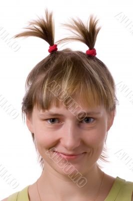 amusing young woman