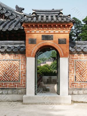 Archway in Oriental Style, Seoul, Korea