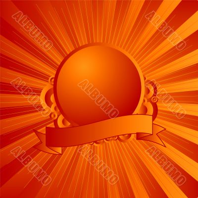 modern shield orange