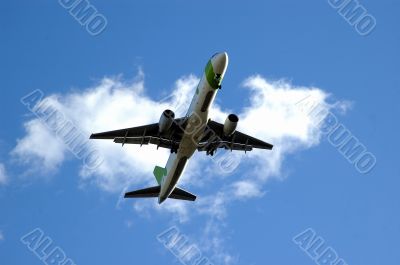 Airplane taking off