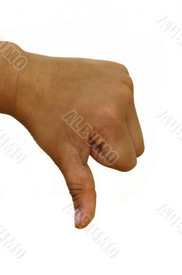 Thumbs down