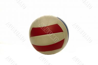 A beach volleyball