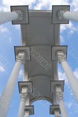 Roof and sky