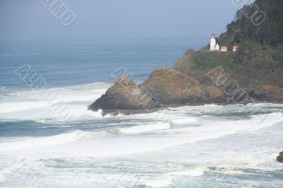 Heceta Head Lighthouse & surf