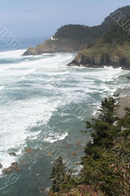 Heceta Head Lighthouse & surf