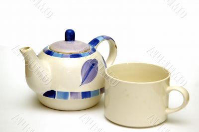 Kettle and a cup