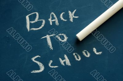 Chalkboard and Chalk