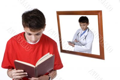 Boy Reading