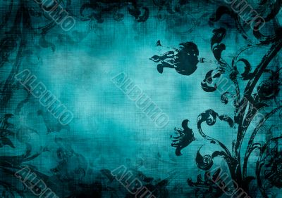 floral grunge background