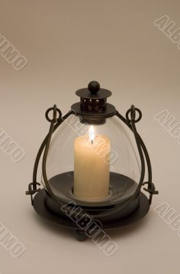 retro candlestick
