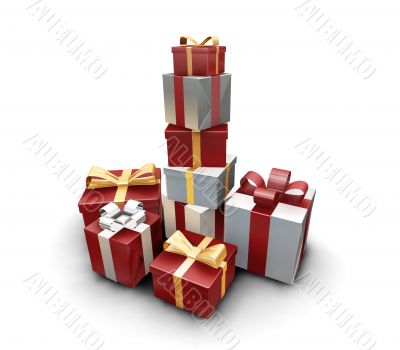 Stack of gifts