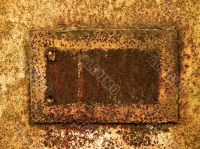 grunge rusty frame