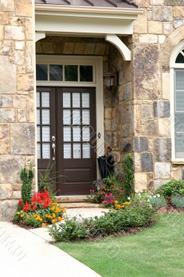Front Door and Umbrella