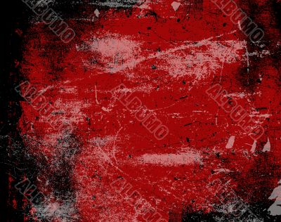 red grunge background
