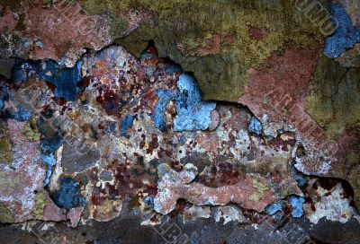 grunge color wall