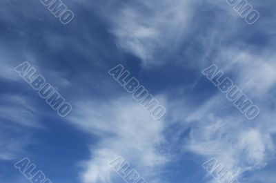 deep blue sky
