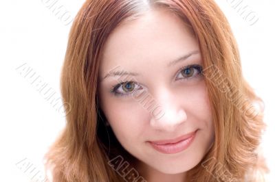 Pretty brunette #1. Close-up