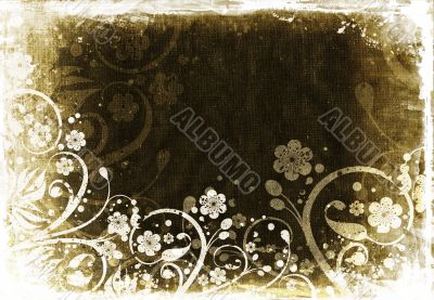Floral grunge