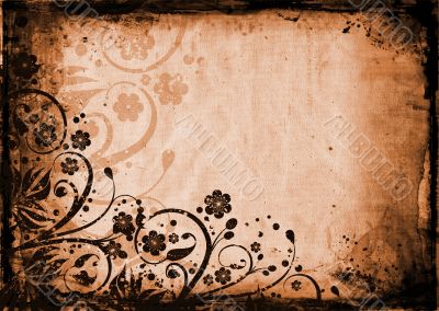 Floral grunge