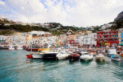 Boat on Capri island #2