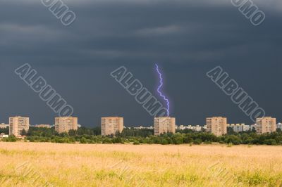 Forked lightning
