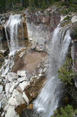 Paulina Falls, blurred, moving water