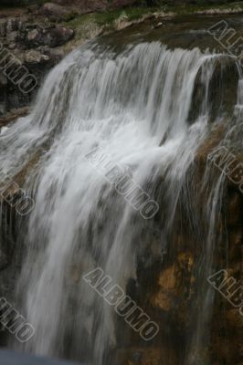 Paulina Falls, blurred, moving water