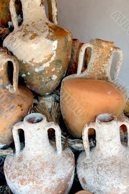 Greek amphoras